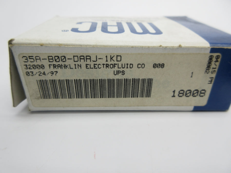 MAC 35A-B00-DAAJ-1KD 110/120V 120PSI NSMP
