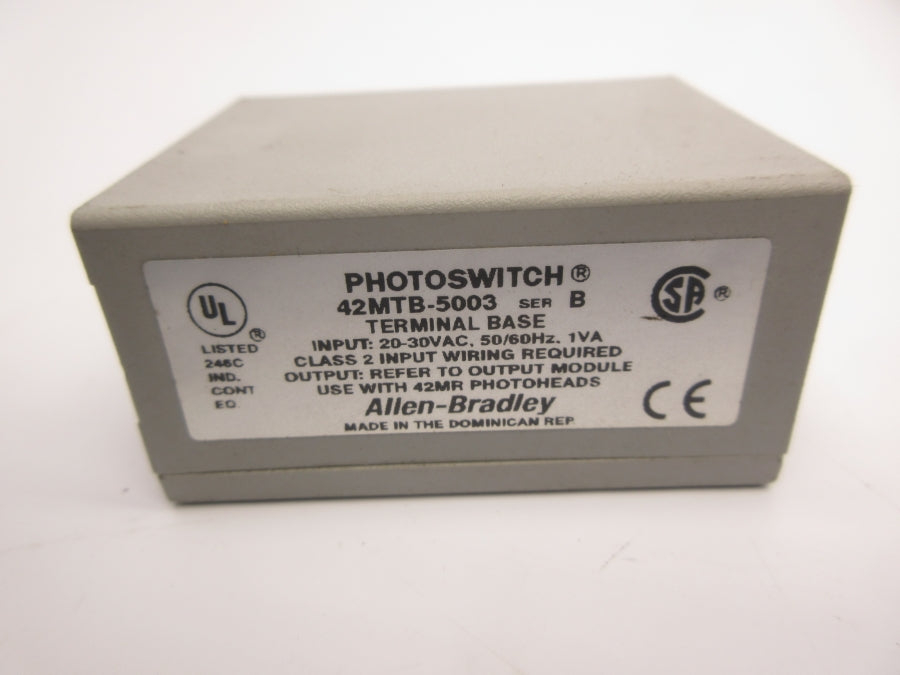 ALLEN BRADLEY 42MTB-5003 SER. B 20-30VAC NSNP