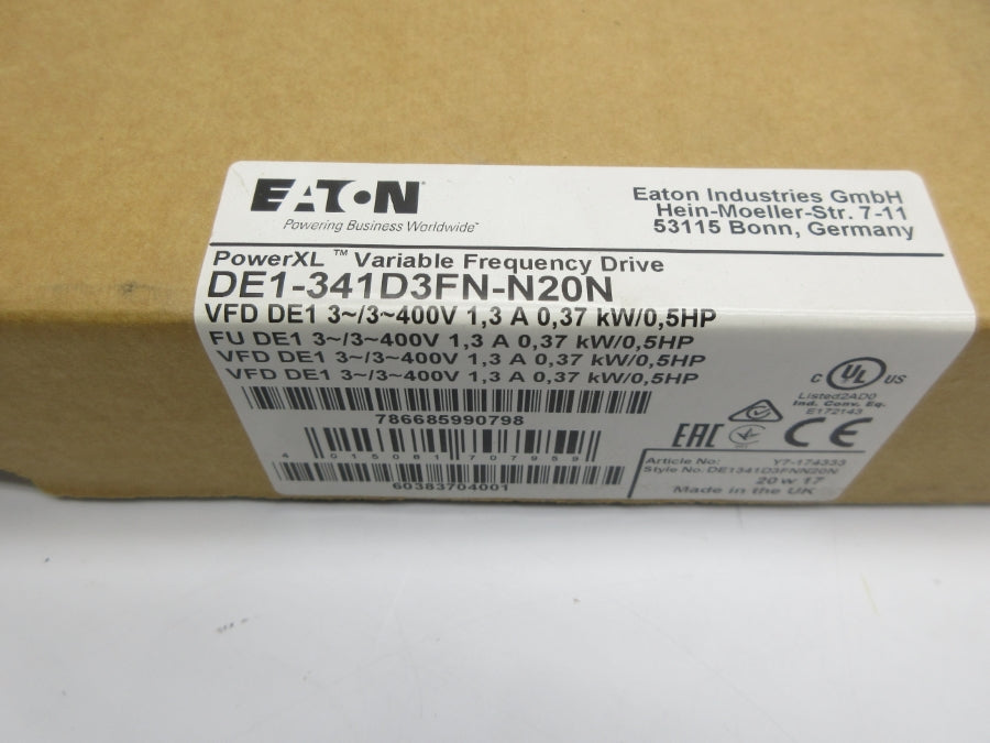 EATON DE1-341D3FN-N20N 380-480V 2A NSMP