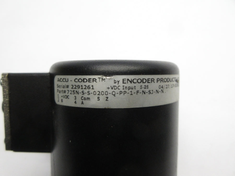 ACCU-CODER 725N-S-S-0200-Q-PP-1-F-N-SJ-N-N 5-28VDC NSNP
