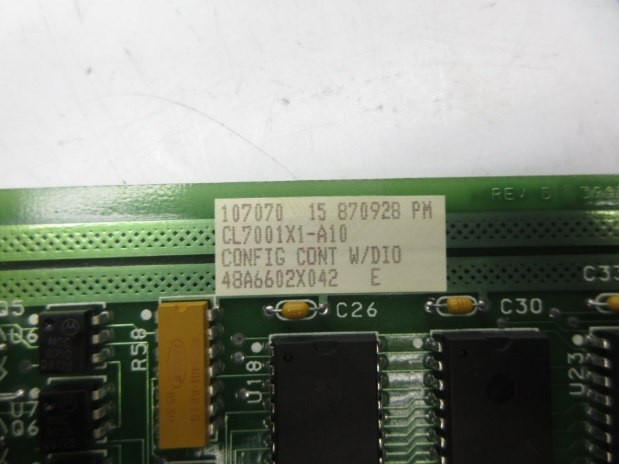 CIRCUIT BOARD 48A6602X042 CL7001X1-A10 REV. E NSNP