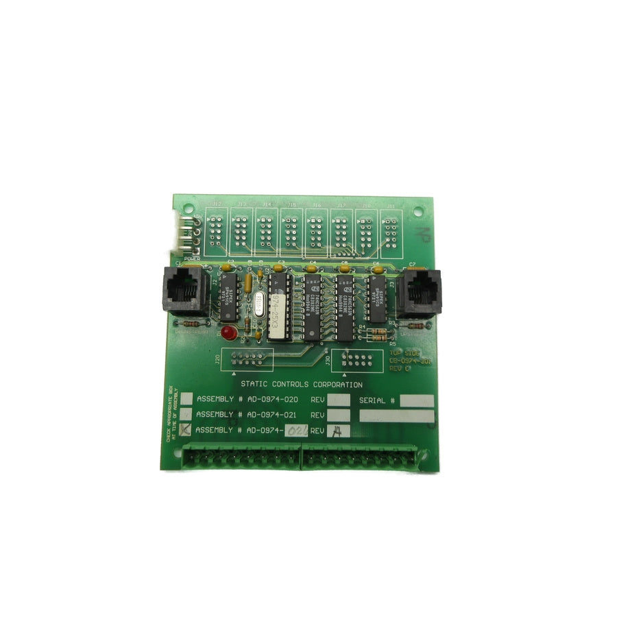 STATIC CONTROLS AD-0974-026 REV. A NSNP