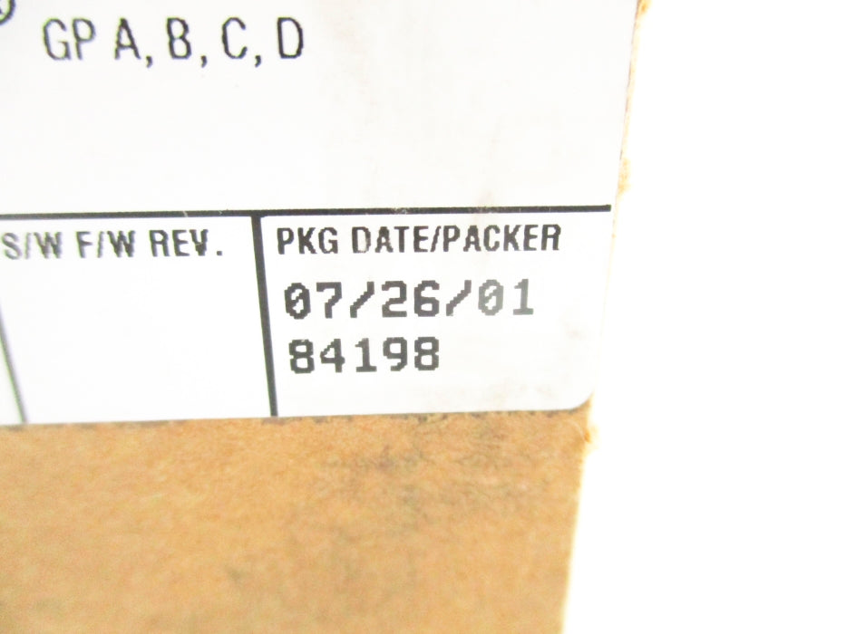ALLEN BRADLEY 1794-TB3 SER. A DATE: 2001 REV. A01 NSFS