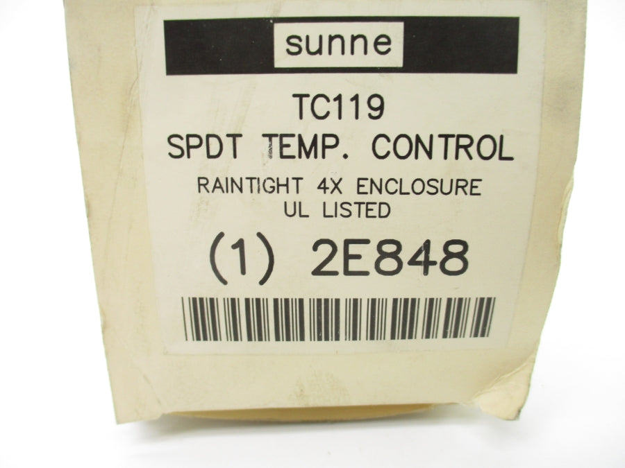 SUNNE CONTROLS TC119 2E848 0-120'F NSMP