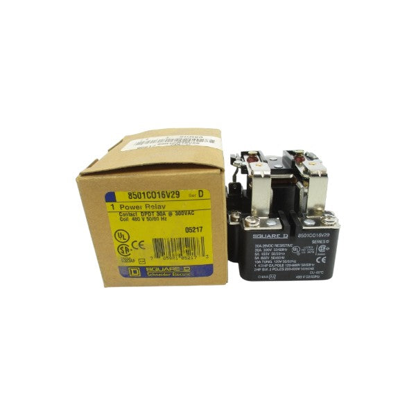 SQUARE D 8501CO16V29 SER. D 480V 5A NSMP