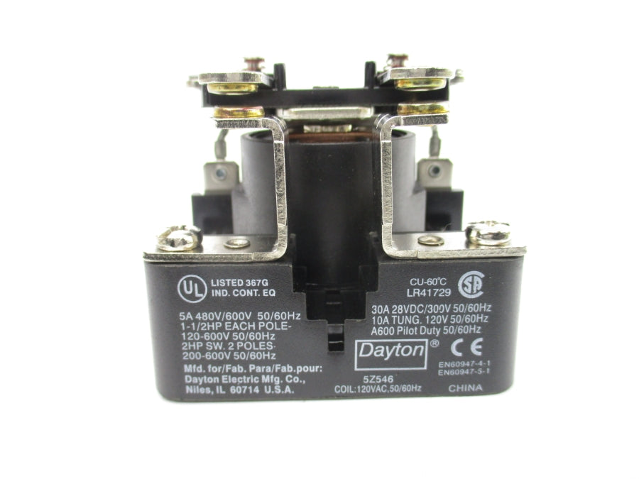 DAYTON 5Z546 120VAC 30A NSMP