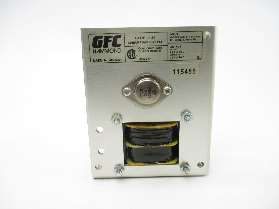 GFC HAMMOND GFOF1-24 105-125/210-250VAC NSMP