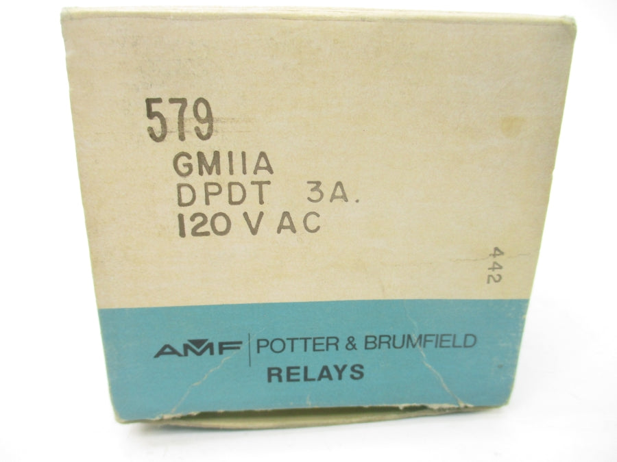 POTTER & BRUMFIELD GMIIA 120VAC 3A NSMP