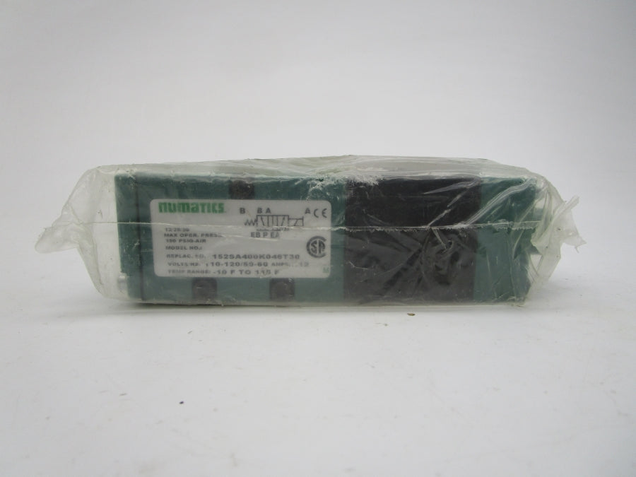 NUMATICS 152SA400K046T30 110-120V .12A 150PSI NSMP