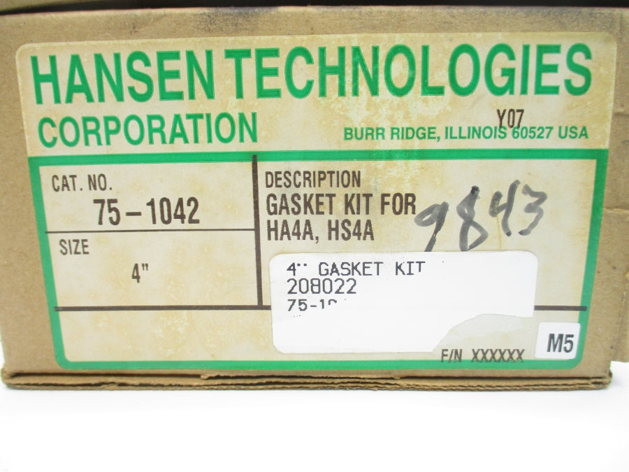 HANSEN TECHNLOGIES 75-1042 4" NSMP