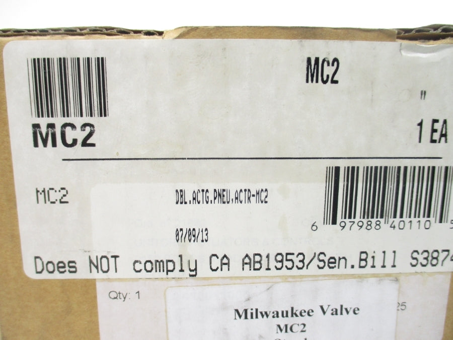 MILWAUKEE CONTROLS MC2 150PSI NSMP