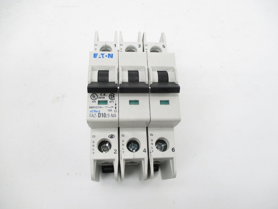 EATON FAZ-D10/3-NA 102267  277VAC 10A NSMP
