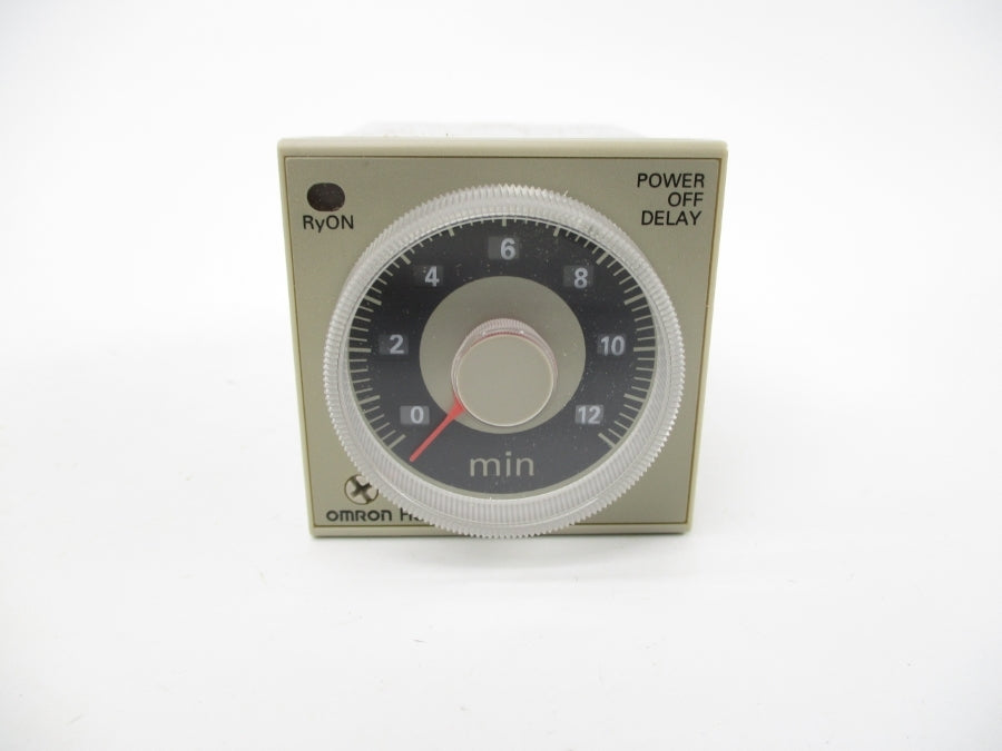 OMRON H3CR-H8L 100/110/120VAC 0-.6/1.2/6/12M NSMP