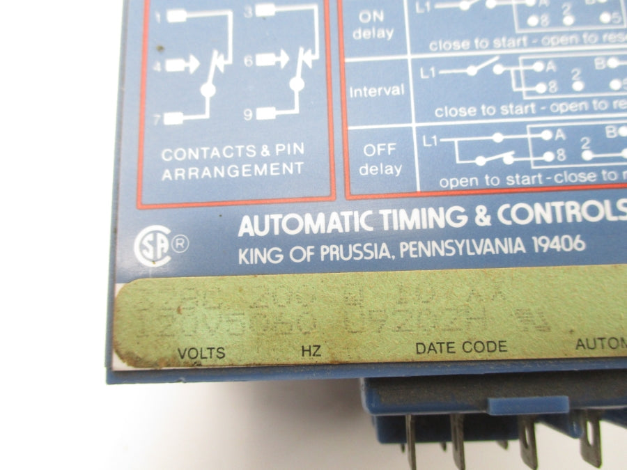 ATC 328C200Q10XX 120V 3A NSNP