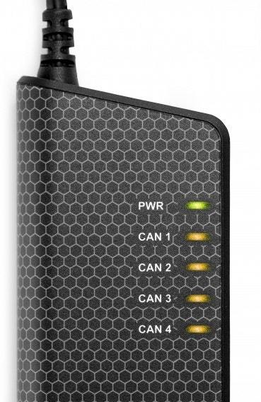 Kvaser USBcan Light 4xHS, Quad USB to CAN Bus Interface