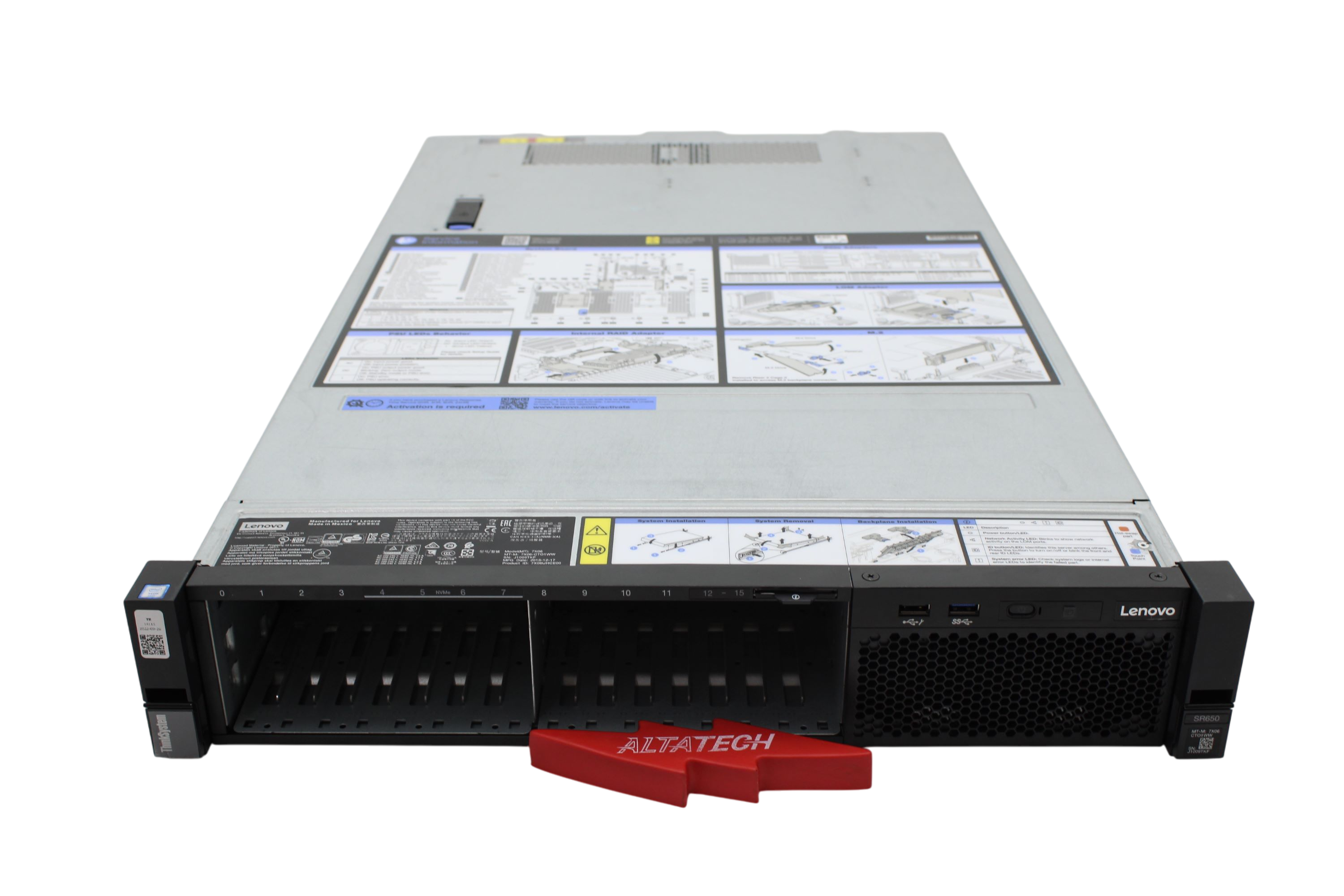 Lenovo 7X06CTO1WW SR650 Server CTO Base Chassis
