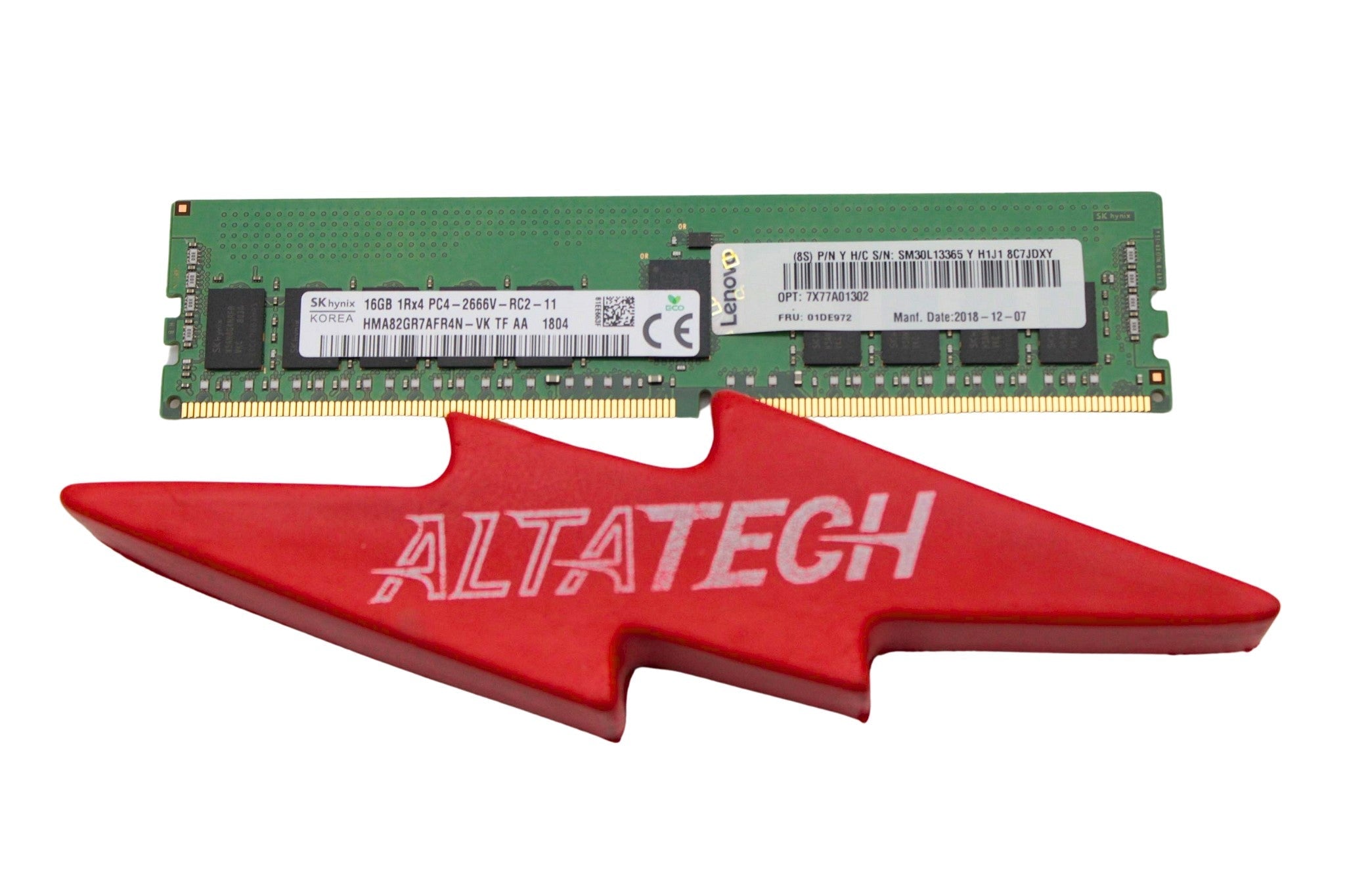 Lenovo 7X77A01302 16GB PC4-21300V DDR4-2666 1RX4 ECC