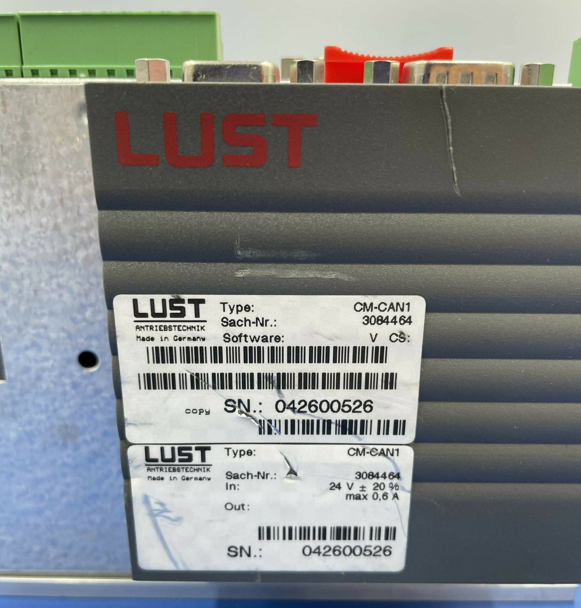 Siemens 3084456 - LUST Frequency Inverter with Module CT Rear View | Alo Tech Solutions