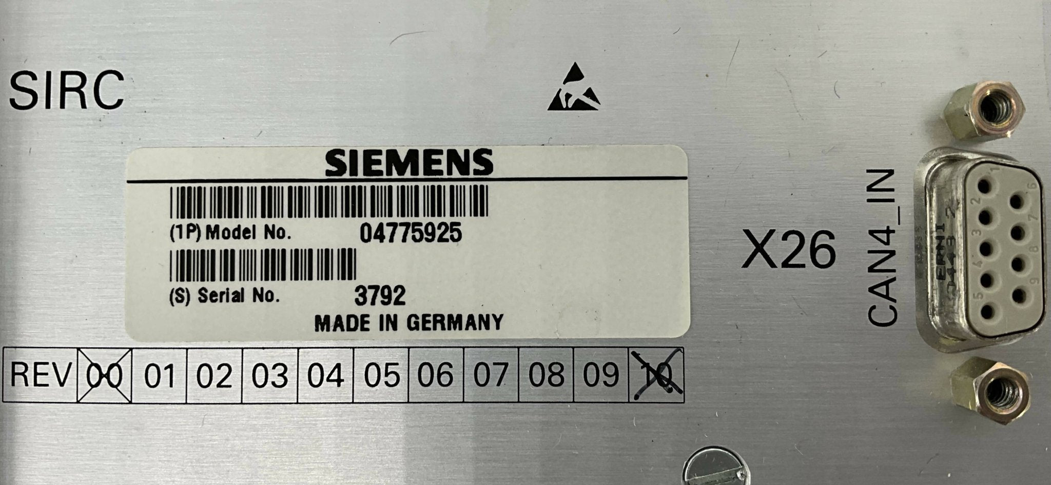 MED RTC V2 (dFC COPRA (07559177/4775891/04775925) SIEMENS