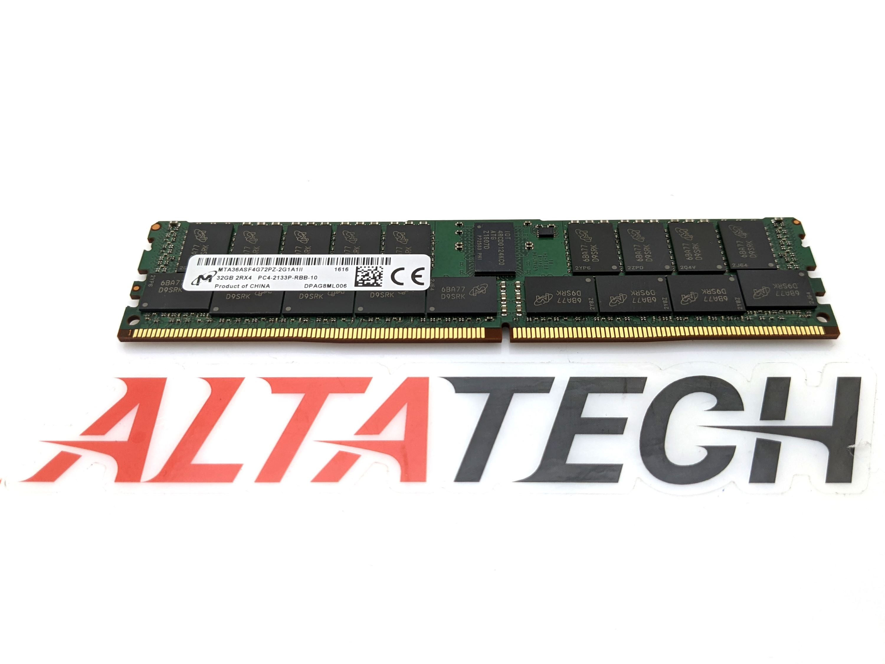 Micron MTA36ASF4G72PZ-2G1A1 32GB PC4-17000P 2Rx4 ECC