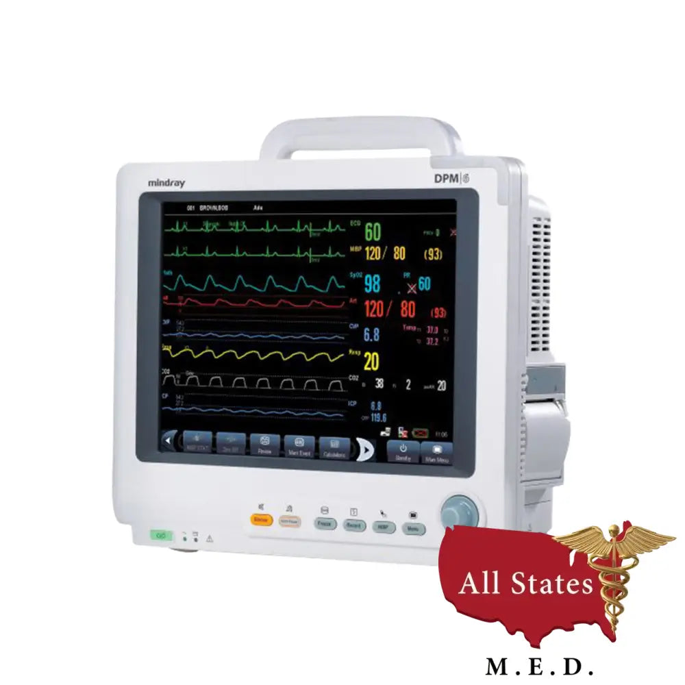Mindray DPM7 Patient Monitor With Gas and CO2