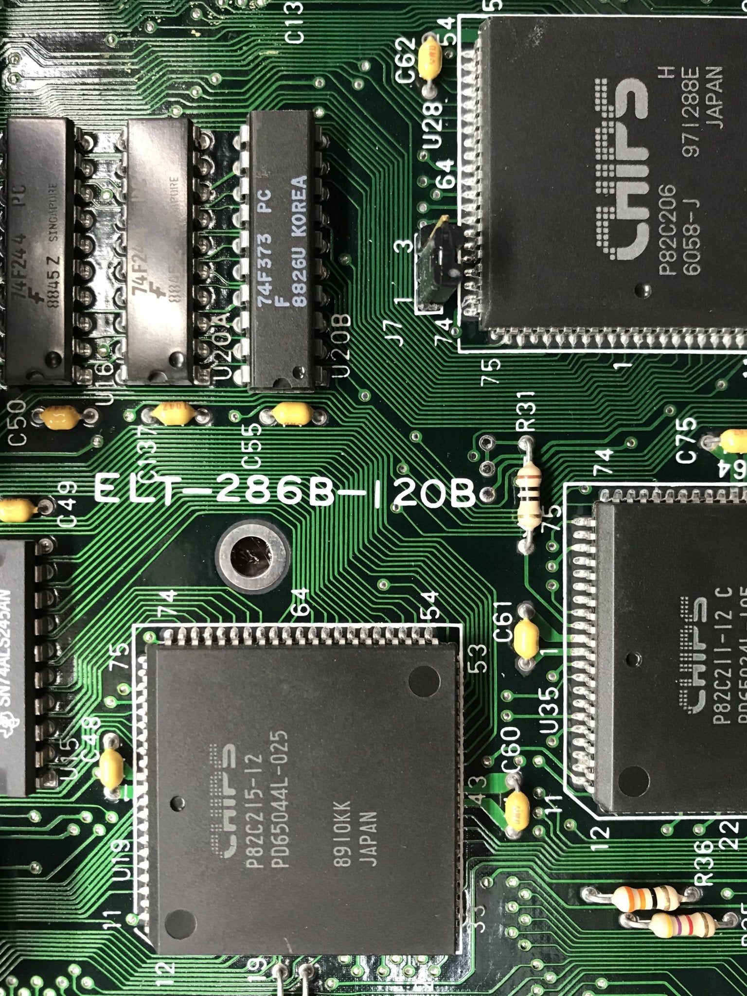 286 Mother Board (ELT-286B-120B GE