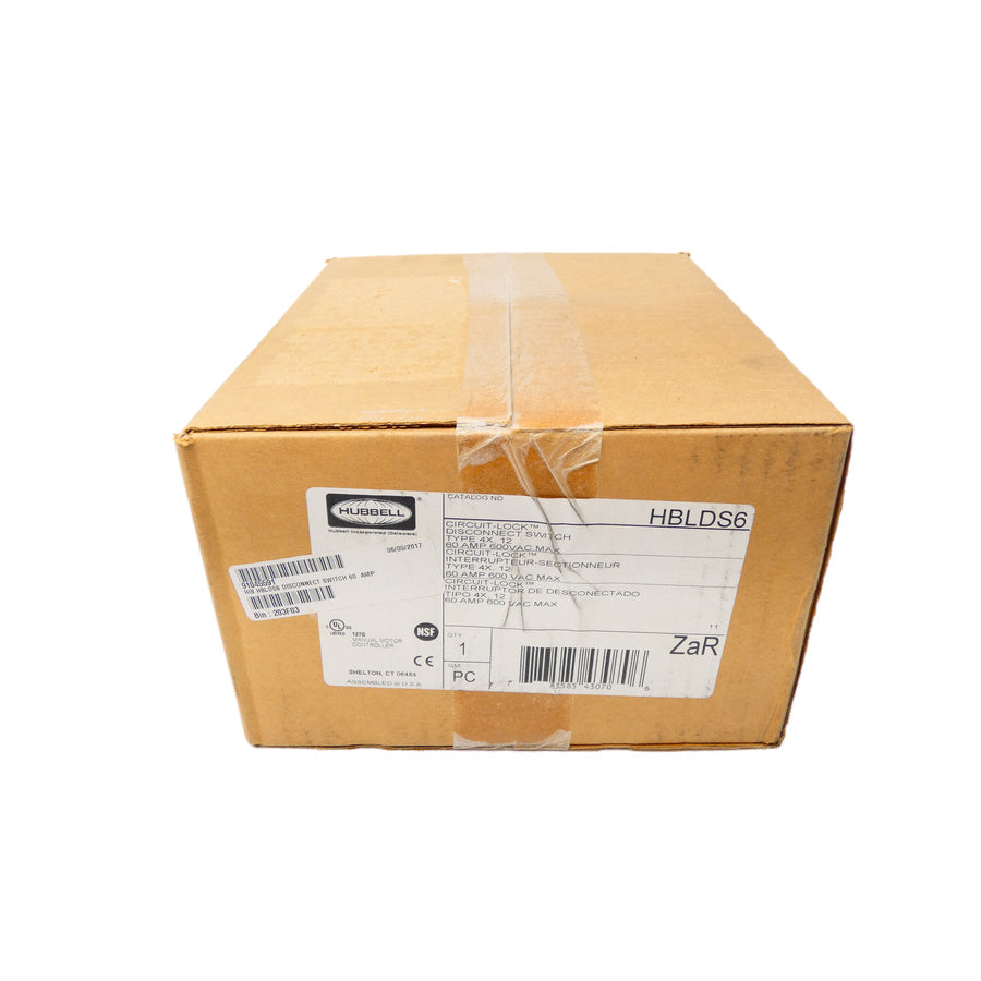 HUBBELL HBLDS6 600VAC 60A NSFS