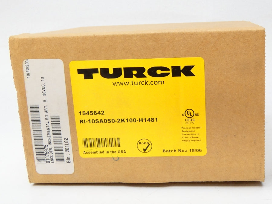 TURCK RI-10SA0S0-2K100-H1481 1545642 5-30VDC NSMP
