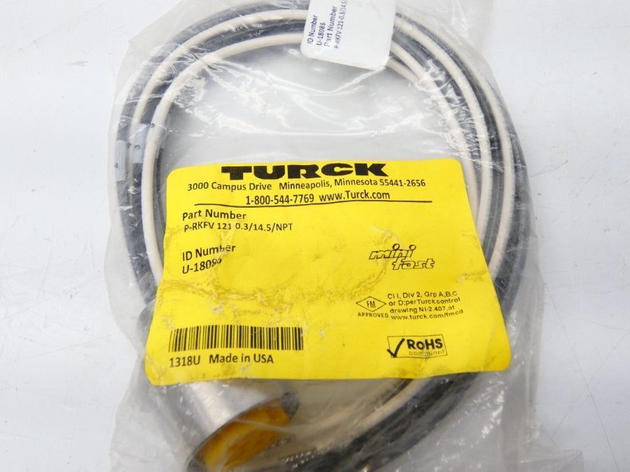 TURCK P-RKFV1210.3/14.5/NPT U-10806 NSMP