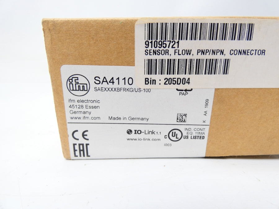 IFM EFFECTOR SA4110 SAEXXXXBFRKG/US-100 18-30VDC NSMP