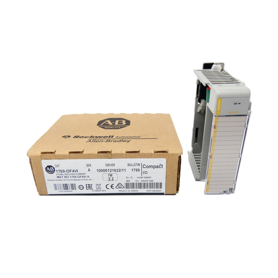 ALLEN BRADLEY 1769-OF4VI SER. A F/W 2.2 VER. 11 24VDC NSMP