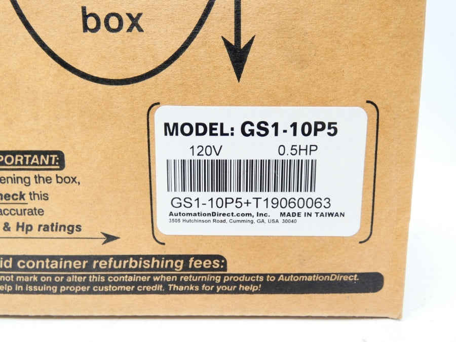 AUTOMATION DIRECT GS1-10P5 120V NSFS
