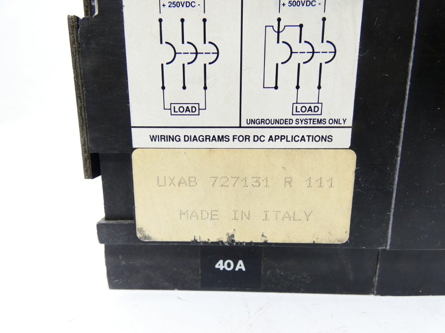 ABB UXAB727131R111 480VAC 40A UNMP