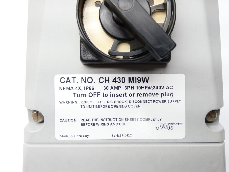 CEAG CH430P9W 250VAC 30A NSMP