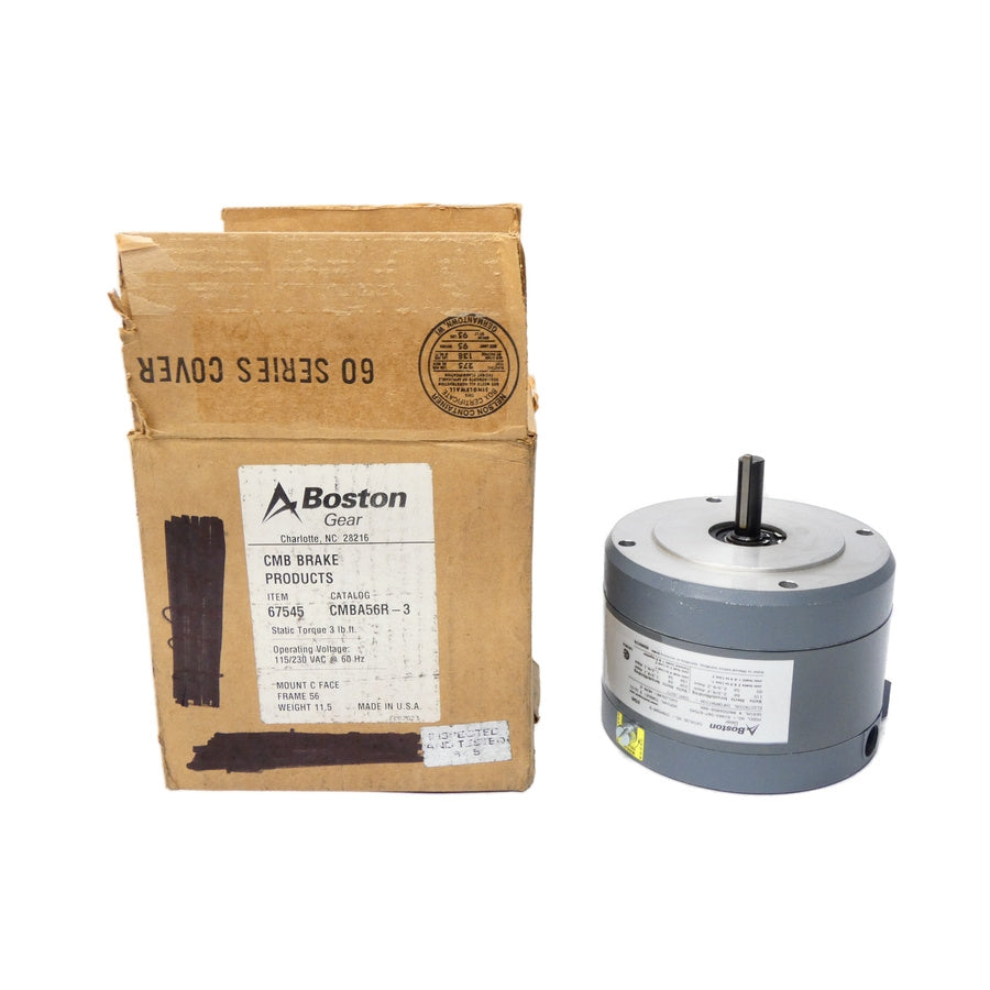 BOSTON GEAR CMBA56R-3 61003-587-67545 115/230VAC 2.3/0.2A NSMP