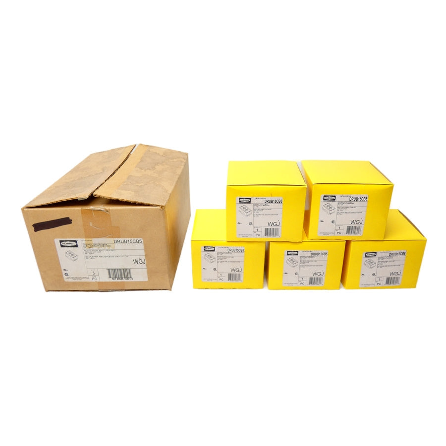 HUBBELL DRUB15CB5 125V 5A (PKG OF 5) NSMP