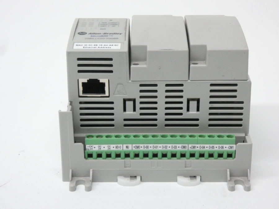 ALLEN BRADLEY 2080-LC20-20QBB SER. C F/W 12.011 24VDC/VAC 1A UNMP