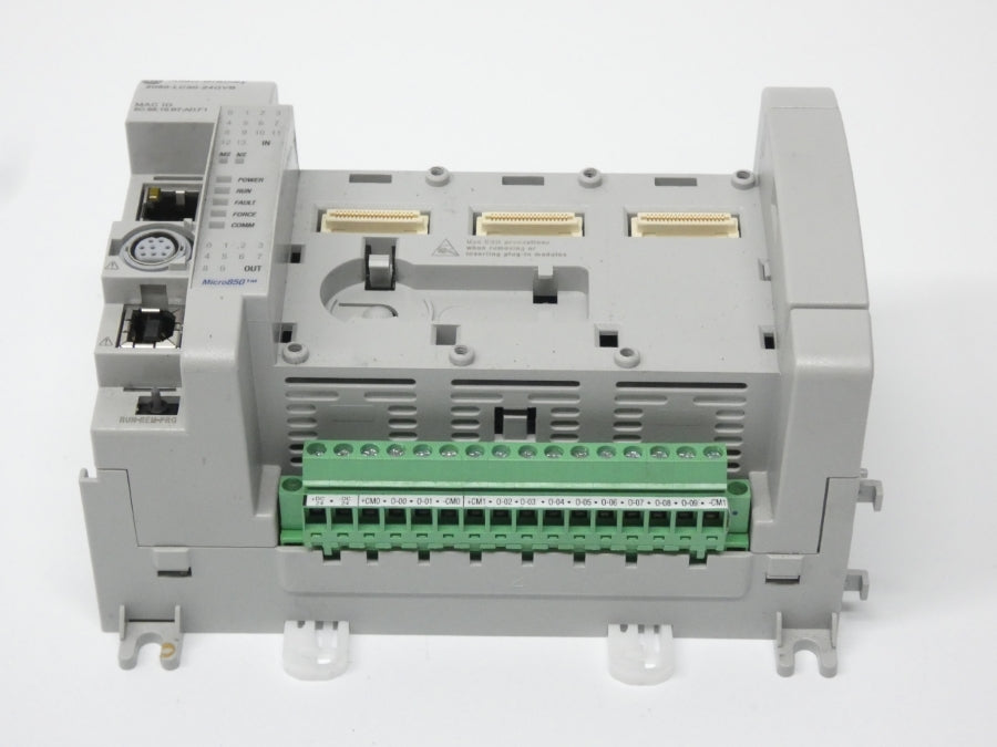 ALLEN BRADLEY 2080-LC50-24QVB SER. B F/W 12.011 24VDC/VAC 1A NSNP