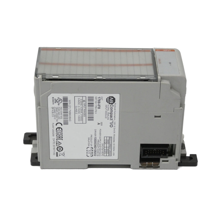 ALLEN BRADLEY 1769-IF8 SER. A F/W 1.1 VER. 02 24VDC 0.12A UNMP