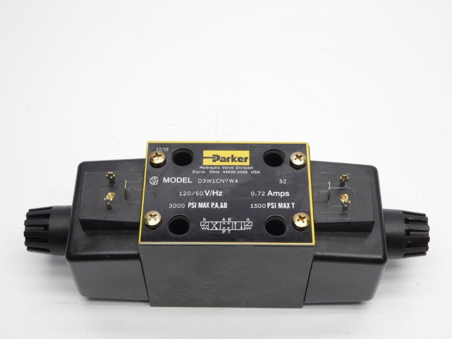 PARKER D3W1CNYW4 120V .72A 3000PSI NSNP