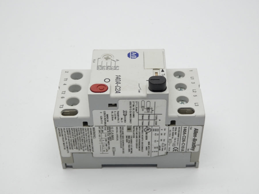 ALLEN BRADLEY 140A-C2A-C10 SER. A 690V 6.3-10A NSNP