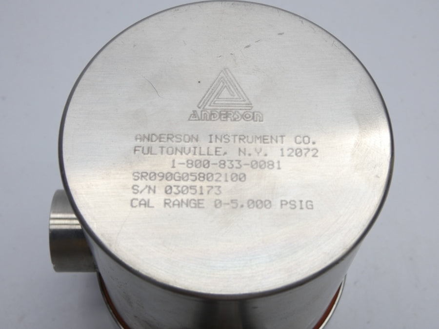 ANDERSON INSTRUMENT SR090G05802100 0-5.000PSI NSNP