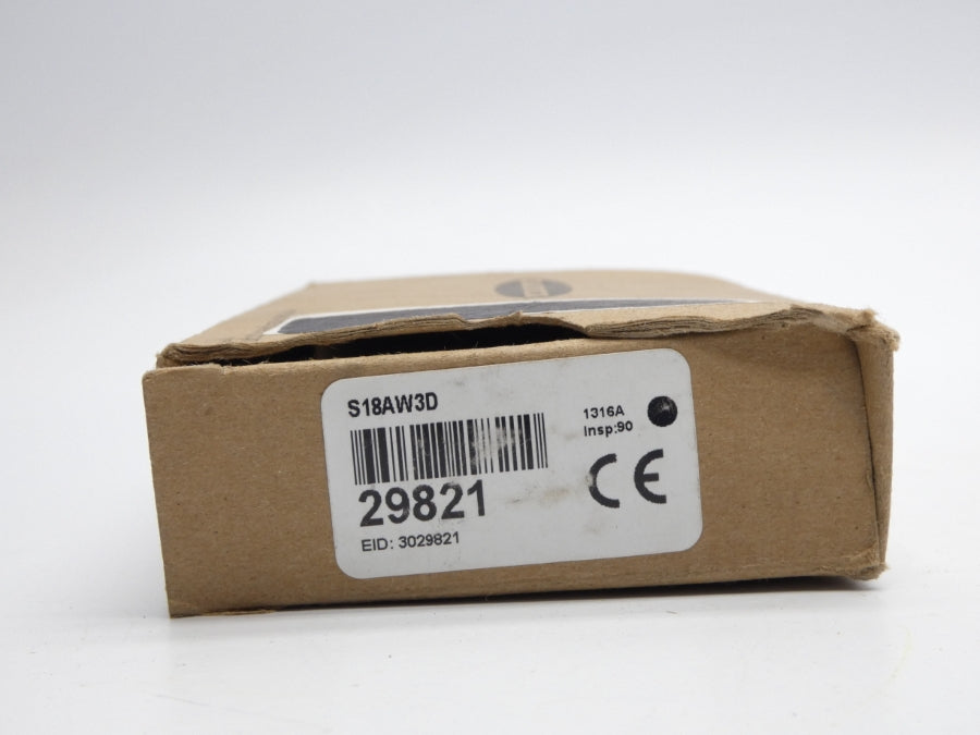 BANNER ENGINEERING S18AW3D 29821 20-250VAC NSMP