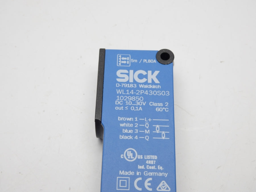 SICK WL14-2P430S03 1029850 10-30VDC 0.1A NSMP