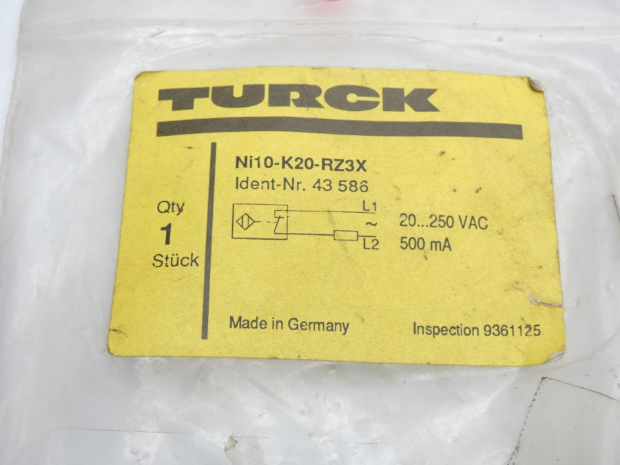 TURCK NI10-K20-RZ3X 43586 20-250VAC NSMP