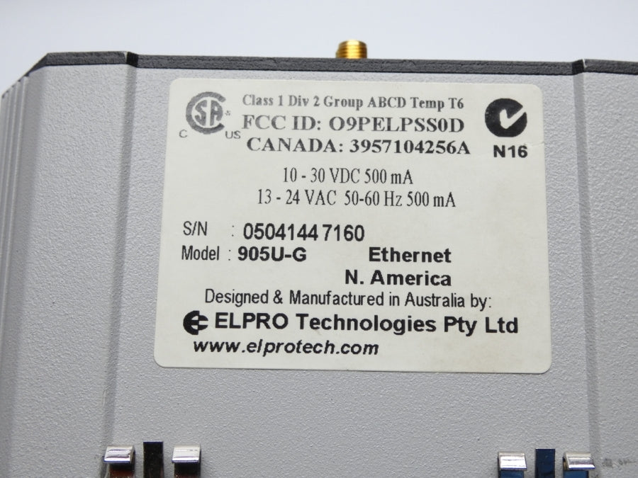 EL PRO 905U-G 13-24VAC (AS IS) UNMP