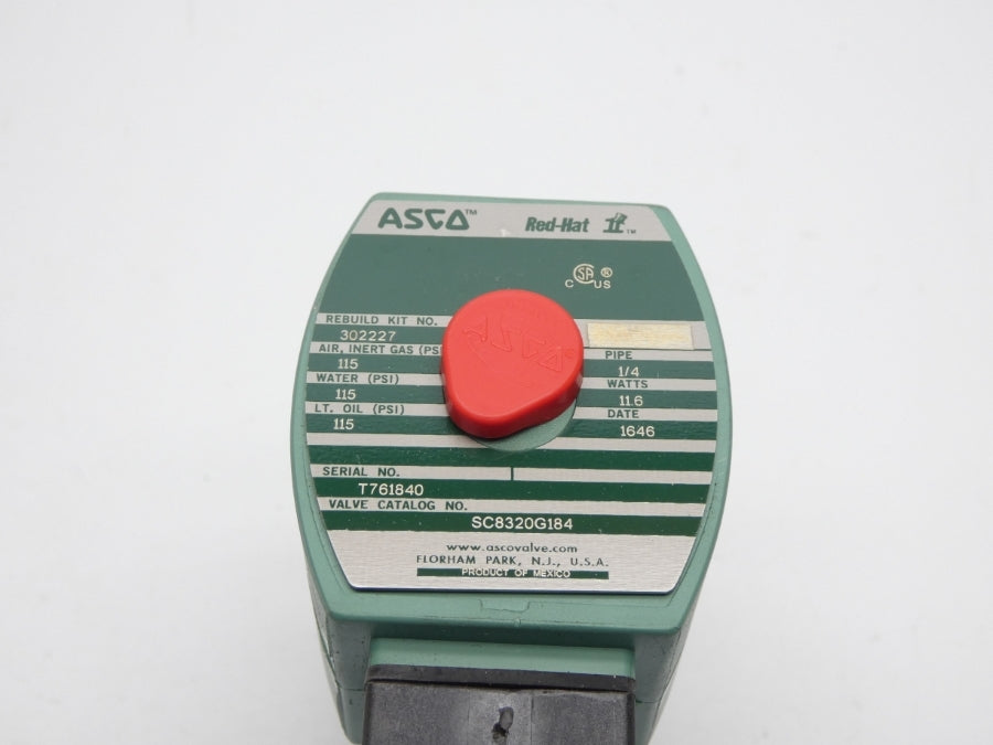 ASCO SC8320G184 24VDC 115PSI 1/4" NSMP