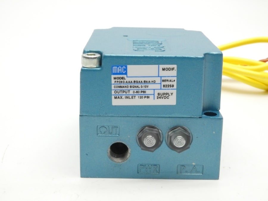 MAC PPC5C-AAA-BGAA-BAA-HD 24VDC 120PSI NSMP