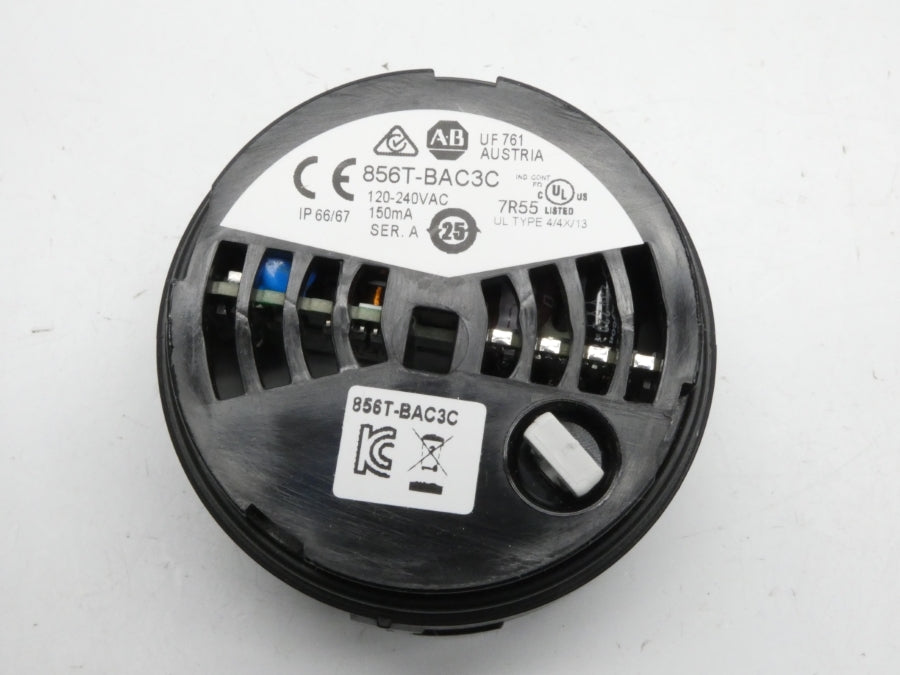 ALLEN BRADLEY 856T-BAC3C SER. A 120-240VAC (WH) NSMP