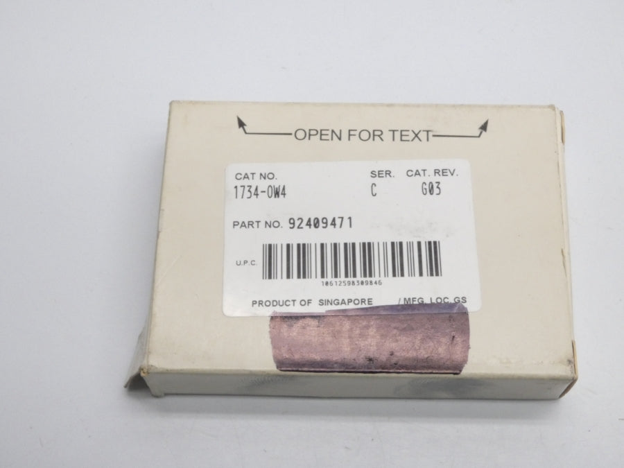 ALLEN BRADLEY 1734-OW4 SER. C F/W 3.022 REV. A01 120/240VAC 2A NSMP
